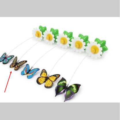 Electric Butterfly Cat Toy – Rotating Pet Teaser