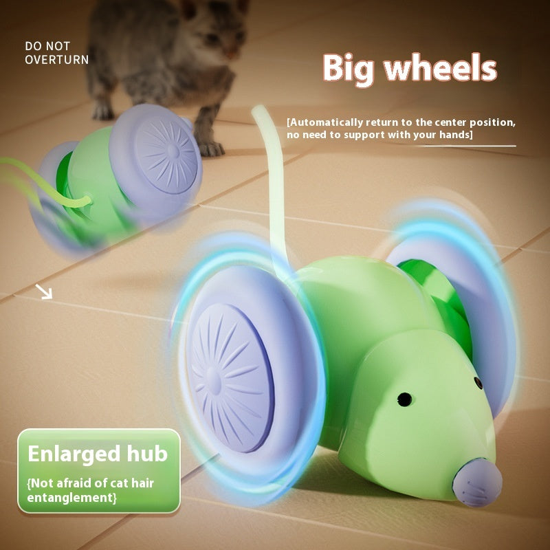 Electric Interactive Cat Mouse Car – Auto Obstacle-Avoiding Teaser