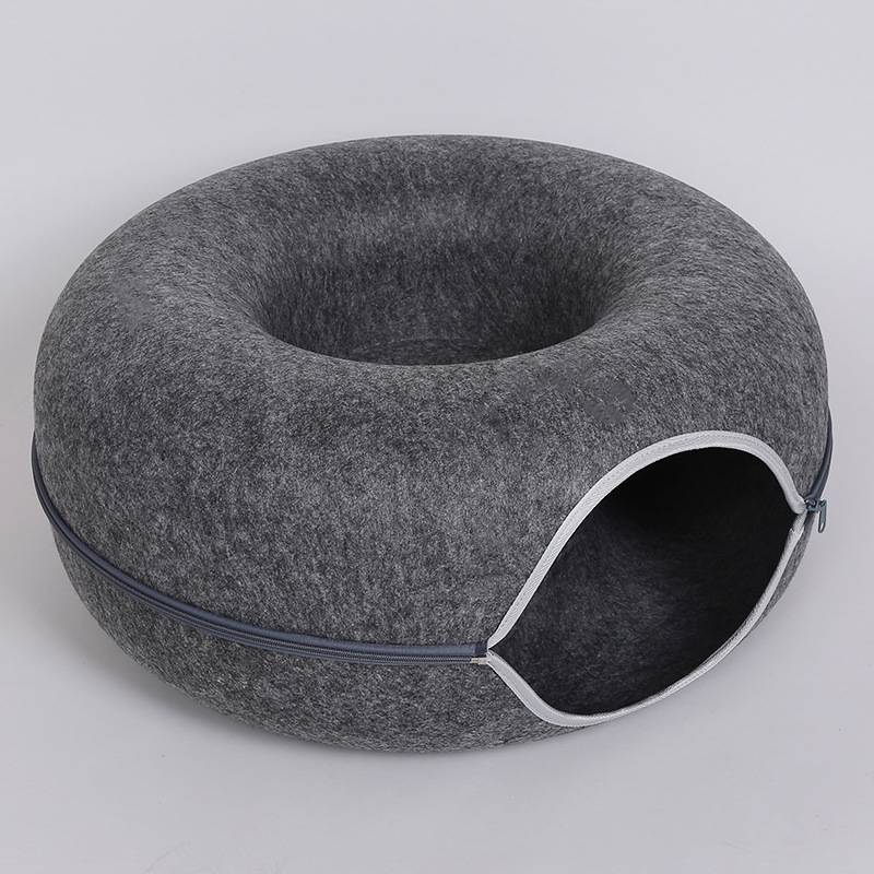 Soft Donut Bed for Small Cats & Kittens