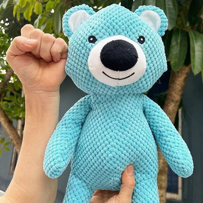 Dog Large Sound Squeaky Toys Bear Animals Shape Pet Soft Plush Chew Molar Training Toy Puppy Bite Teeth Dental Toys Pet Supplies