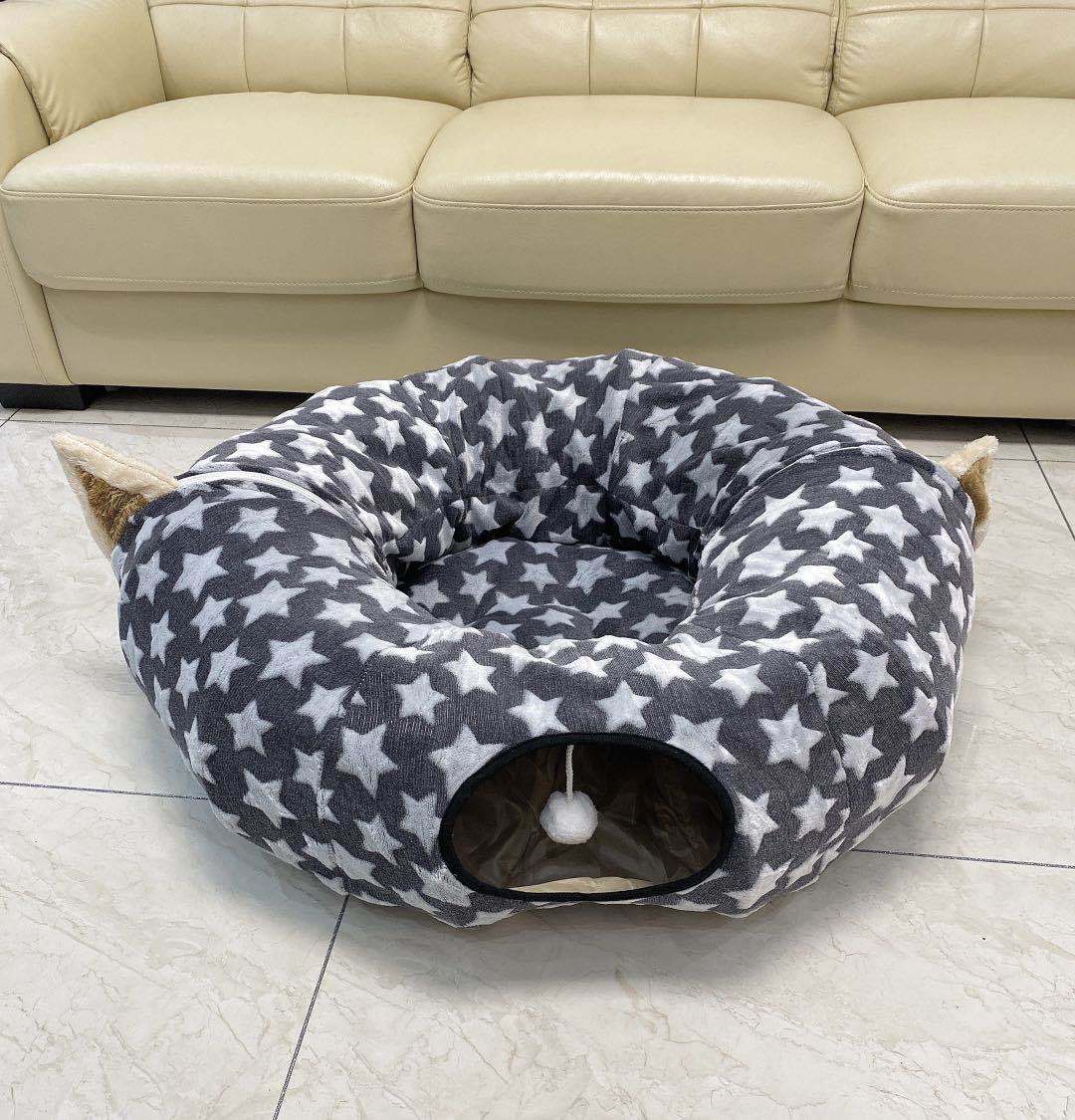 Foldable Cat Tunnel Nest Multi Colors
