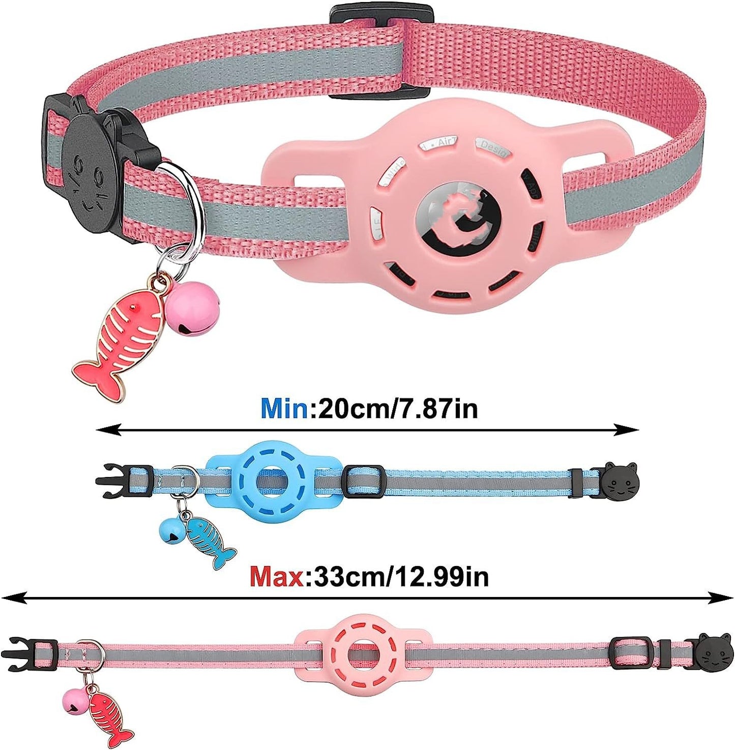Tracker Adjustable Nylon Cat Collar