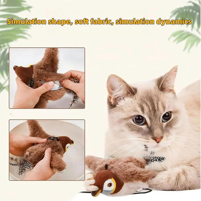 Rechargeable Feather Cat Toy for Indoor Play