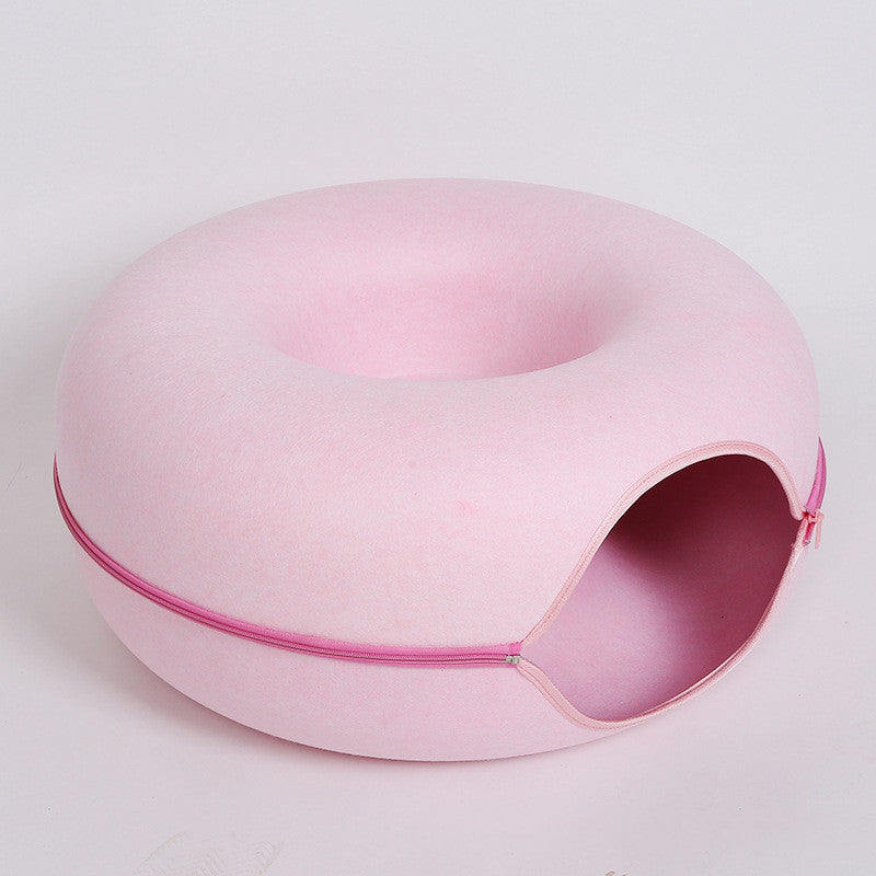 Felt Cat Tunnel Nest – Washable  + Foldable