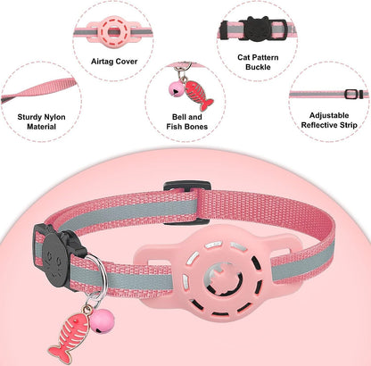 Tracker Adjustable Nylon Cat Collar