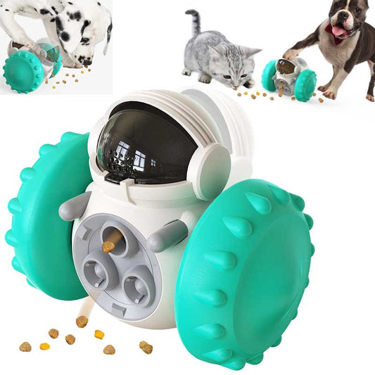 Interactive Slow-Feed Pet Toy – Smart Balance Feeding Car