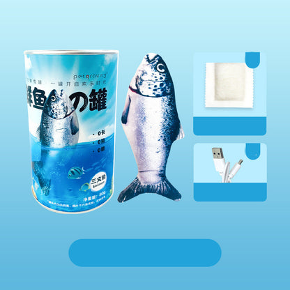 Interactive Gravity Fish Tank Cat Toy