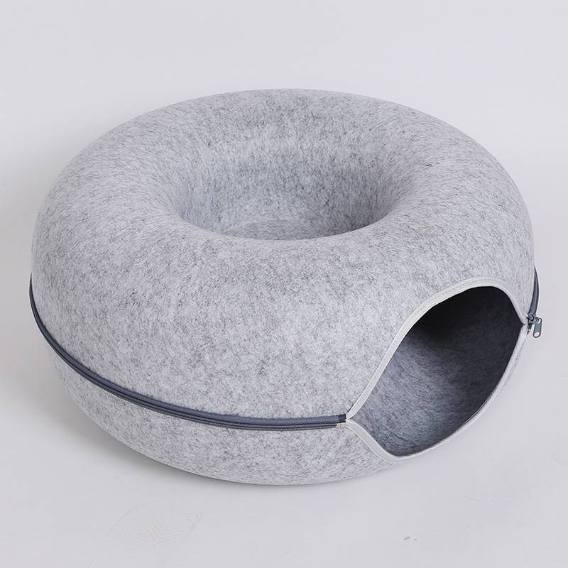 Soft Donut Bed for Small Cats & Kittens